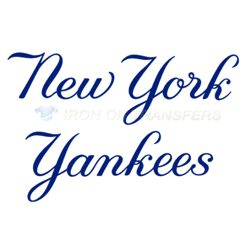 New York Yankees Iron-on Stickers (Heat Transfers)NO.1779